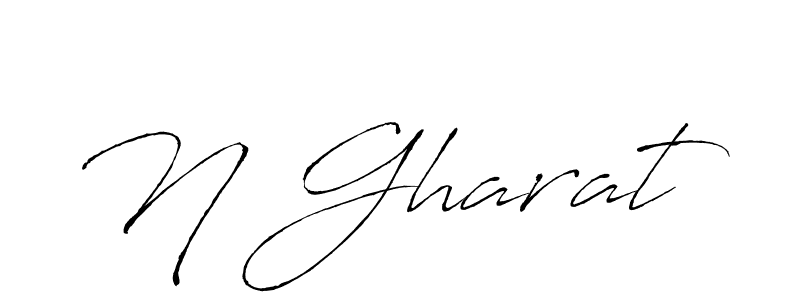 Make a beautiful signature design for name N Gharat. Use this online signature maker to create a handwritten signature for free. N Gharat signature style 6 images and pictures png