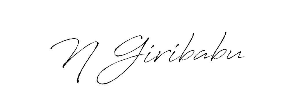 Once you've used our free online signature maker to create your best signature Antro_Vectra style, it's time to enjoy all of the benefits that N Giribabu name signing documents. N Giribabu signature style 6 images and pictures png