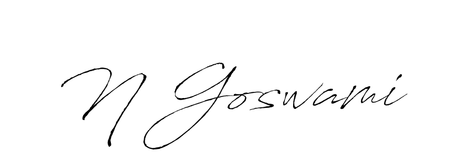 You can use this online signature creator to create a handwritten signature for the name N Goswami. This is the best online autograph maker. N Goswami signature style 6 images and pictures png