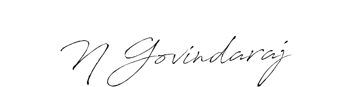 N Govindaraj stylish signature style. Best Handwritten Sign (Antro_Vectra) for my name. Handwritten Signature Collection Ideas for my name N Govindaraj. N Govindaraj signature style 6 images and pictures png