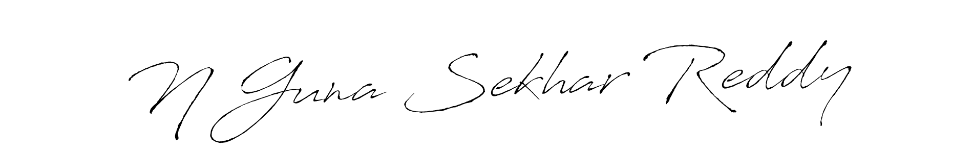 Make a beautiful signature design for name N Guna Sekhar Reddy. Use this online signature maker to create a handwritten signature for free. N Guna Sekhar Reddy signature style 6 images and pictures png