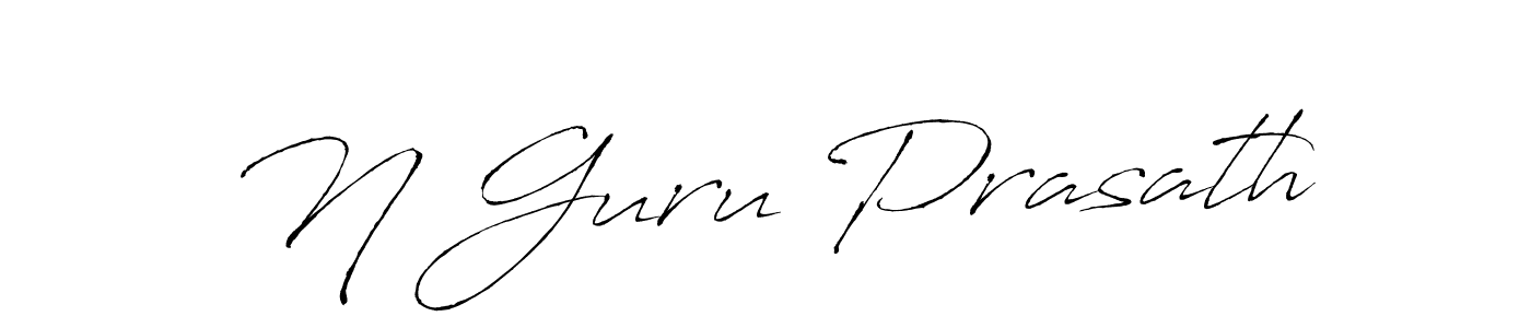 Antro_Vectra is a professional signature style that is perfect for those who want to add a touch of class to their signature. It is also a great choice for those who want to make their signature more unique. Get N Guru Prasath name to fancy signature for free. N Guru Prasath signature style 6 images and pictures png