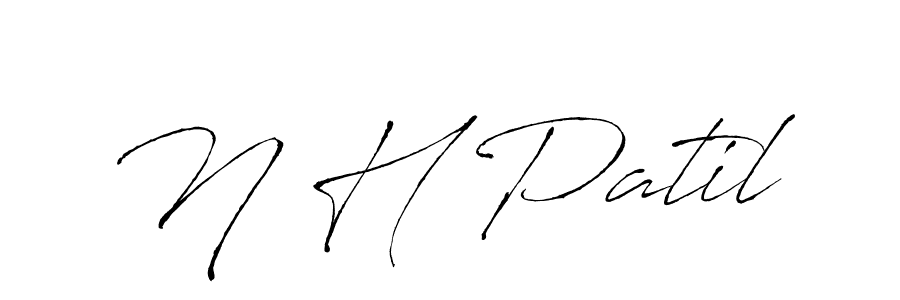 Also we have N H Patil name is the best signature style. Create professional handwritten signature collection using Antro_Vectra autograph style. N H Patil signature style 6 images and pictures png