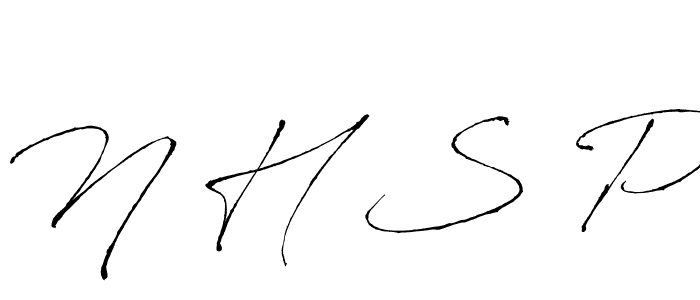 You should practise on your own different ways (Antro_Vectra) to write your name (N H S P) in signature. don't let someone else do it for you. N H S P signature style 6 images and pictures png
