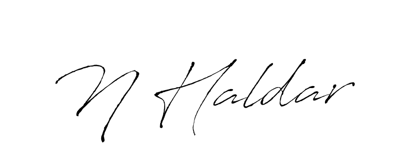 You should practise on your own different ways (Antro_Vectra) to write your name (N Haldar) in signature. don't let someone else do it for you. N Haldar signature style 6 images and pictures png