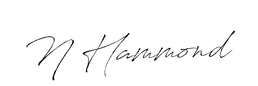 It looks lik you need a new signature style for name N Hammond. Design unique handwritten (Antro_Vectra) signature with our free signature maker in just a few clicks. N Hammond signature style 6 images and pictures png