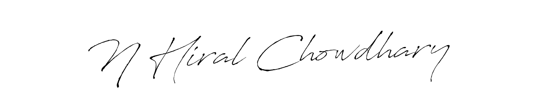 See photos of N Hiral Chowdhary official signature by Spectra . Check more albums & portfolios. Read reviews & check more about Antro_Vectra font. N Hiral Chowdhary signature style 6 images and pictures png
