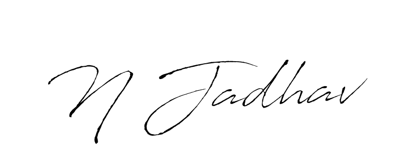 Once you've used our free online signature maker to create your best signature Antro_Vectra style, it's time to enjoy all of the benefits that N Jadhav name signing documents. N Jadhav signature style 6 images and pictures png