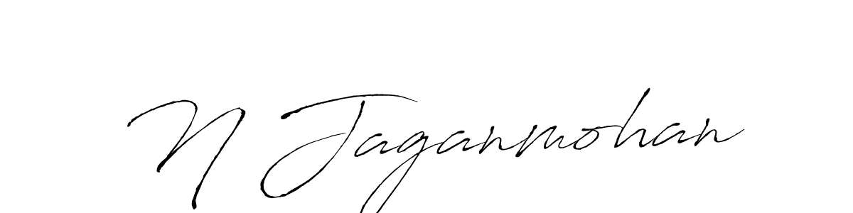 Use a signature maker to create a handwritten signature online. With this signature software, you can design (Antro_Vectra) your own signature for name N Jaganmohan. N Jaganmohan signature style 6 images and pictures png