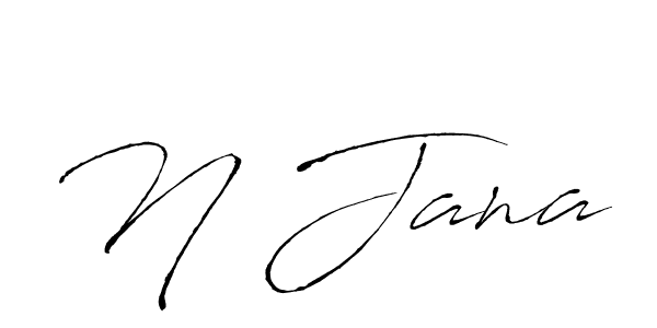 How to Draw N Jana signature style? Antro_Vectra is a latest design signature styles for name N Jana. N Jana signature style 6 images and pictures png