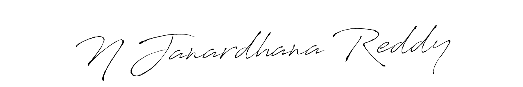 Antro_Vectra is a professional signature style that is perfect for those who want to add a touch of class to their signature. It is also a great choice for those who want to make their signature more unique. Get N Janardhana Reddy name to fancy signature for free. N Janardhana Reddy signature style 6 images and pictures png