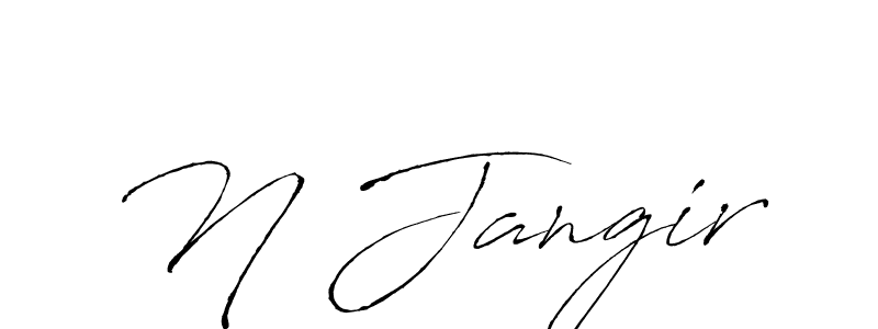 You can use this online signature creator to create a handwritten signature for the name N Jangir. This is the best online autograph maker. N Jangir signature style 6 images and pictures png