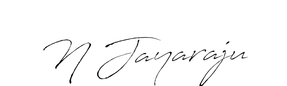 Make a beautiful signature design for name N Jayaraju. With this signature (Antro_Vectra) style, you can create a handwritten signature for free. N Jayaraju signature style 6 images and pictures png