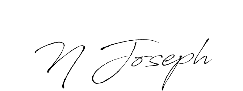 How to make N Joseph signature? Antro_Vectra is a professional autograph style. Create handwritten signature for N Joseph name. N Joseph signature style 6 images and pictures png