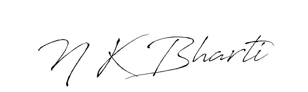 You can use this online signature creator to create a handwritten signature for the name N K Bharti. This is the best online autograph maker. N K Bharti signature style 6 images and pictures png