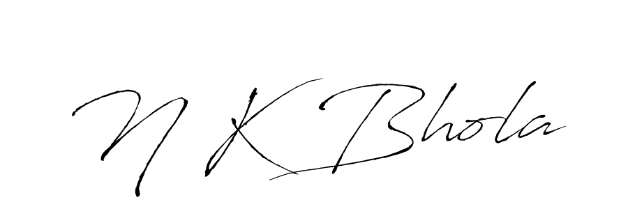 Also You can easily find your signature by using the search form. We will create N K Bhola name handwritten signature images for you free of cost using Antro_Vectra sign style. N K Bhola signature style 6 images and pictures png