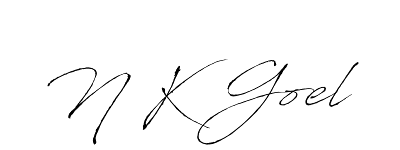 Here are the top 10 professional signature styles for the name N K Goel. These are the best autograph styles you can use for your name. N K Goel signature style 6 images and pictures png