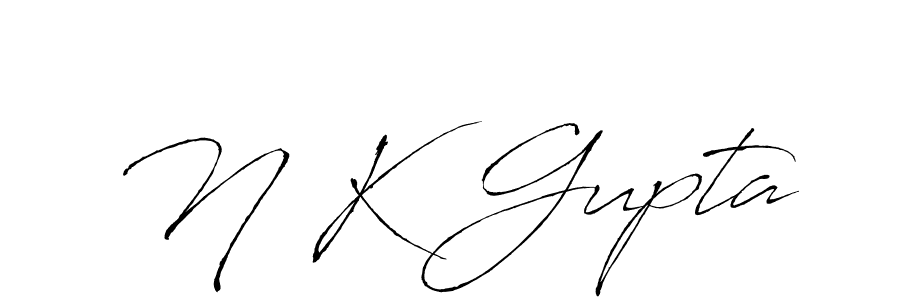 This is the best signature style for the N K Gupta name. Also you like these signature font (Antro_Vectra). Mix name signature. N K Gupta signature style 6 images and pictures png