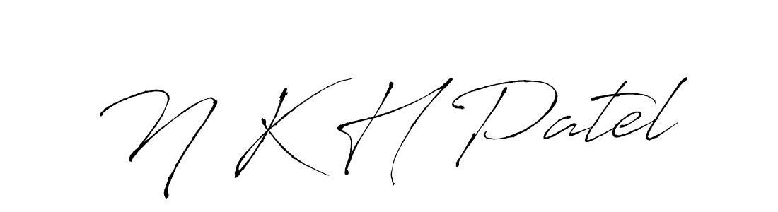 You can use this online signature creator to create a handwritten signature for the name N K H Patel. This is the best online autograph maker. N K H Patel signature style 6 images and pictures png