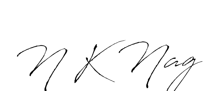 Make a beautiful signature design for name N K Nag. Use this online signature maker to create a handwritten signature for free. N K Nag signature style 6 images and pictures png