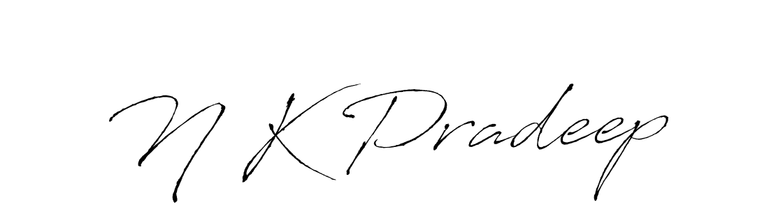 This is the best signature style for the N K Pradeep name. Also you like these signature font (Antro_Vectra). Mix name signature. N K Pradeep signature style 6 images and pictures png