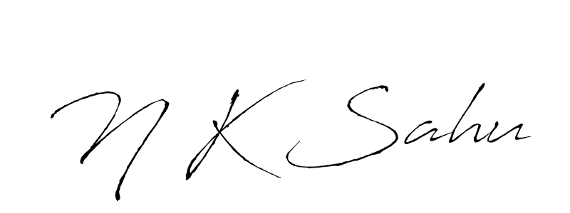 How to Draw N K Sahu signature style? Antro_Vectra is a latest design signature styles for name N K Sahu. N K Sahu signature style 6 images and pictures png