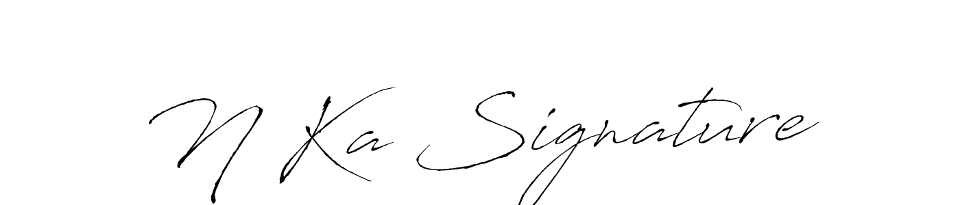 Use a signature maker to create a handwritten signature online. With this signature software, you can design (Antro_Vectra) your own signature for name N Ka Signature. N Ka Signature signature style 6 images and pictures png