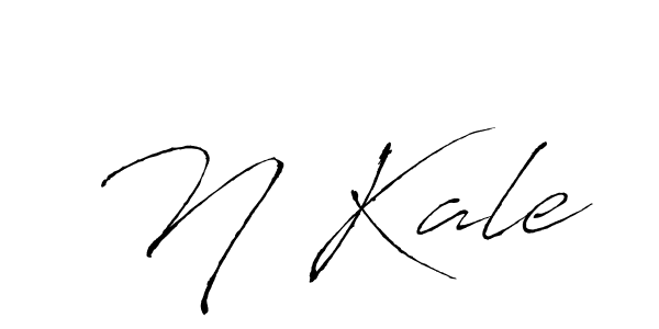 Make a beautiful signature design for name N Kale. With this signature (Antro_Vectra) style, you can create a handwritten signature for free. N Kale signature style 6 images and pictures png