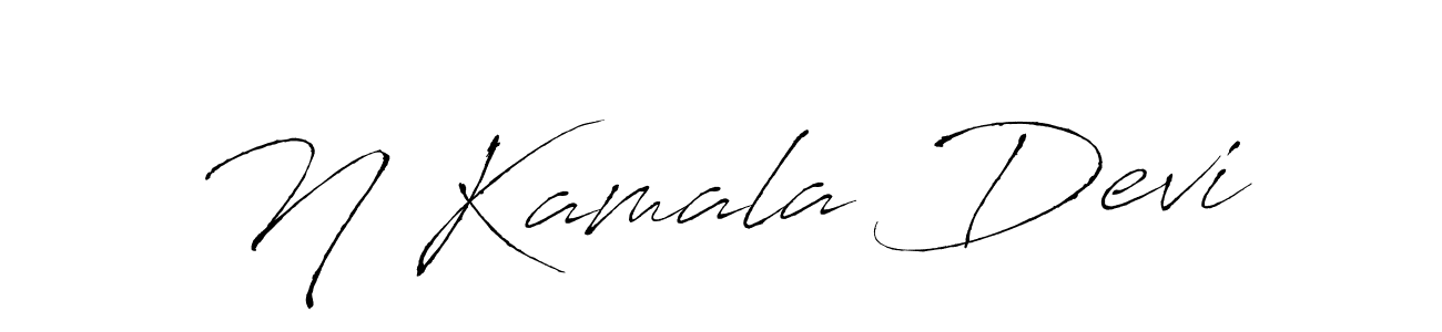 The best way (Antro_Vectra) to make a short signature is to pick only two or three words in your name. The name N Kamala Devi include a total of six letters. For converting this name. N Kamala Devi signature style 6 images and pictures png