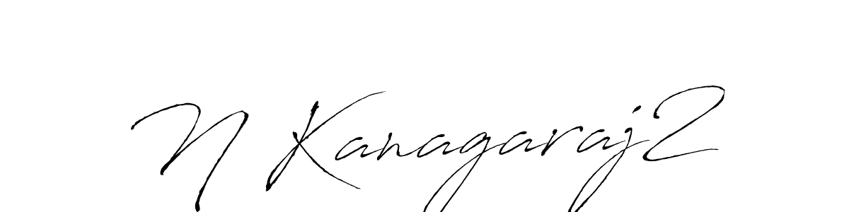 Make a beautiful signature design for name N Kanagaraj2. With this signature (Antro_Vectra) style, you can create a handwritten signature for free. N Kanagaraj2 signature style 6 images and pictures png