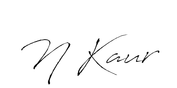 N Kaur stylish signature style. Best Handwritten Sign (Antro_Vectra) for my name. Handwritten Signature Collection Ideas for my name N Kaur. N Kaur signature style 6 images and pictures png