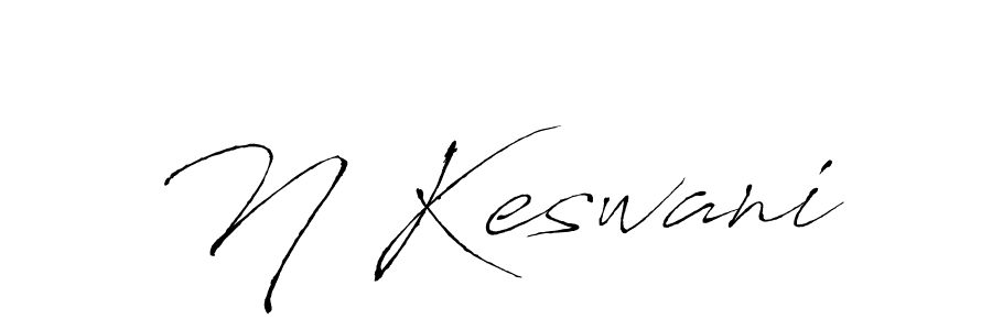 This is the best signature style for the N Keswani name. Also you like these signature font (Antro_Vectra). Mix name signature. N Keswani signature style 6 images and pictures png