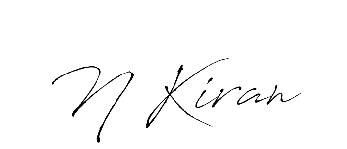 Also You can easily find your signature by using the search form. We will create N Kiran name handwritten signature images for you free of cost using Antro_Vectra sign style. N Kiran signature style 6 images and pictures png