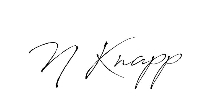 if you are searching for the best signature style for your name N Knapp. so please give up your signature search. here we have designed multiple signature styles  using Antro_Vectra. N Knapp signature style 6 images and pictures png