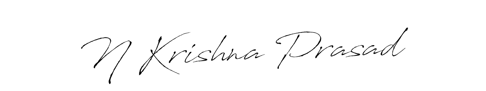 You can use this online signature creator to create a handwritten signature for the name N Krishna Prasad. This is the best online autograph maker. N Krishna Prasad signature style 6 images and pictures png