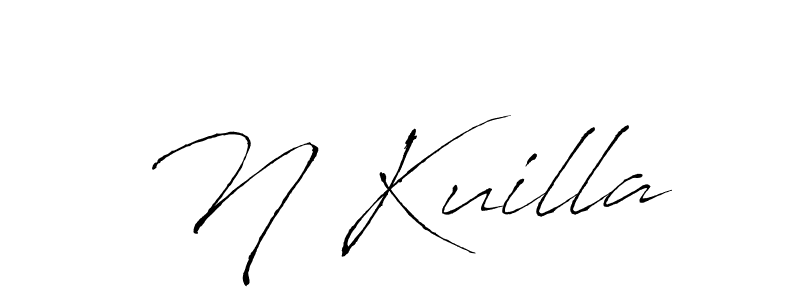 Similarly Antro_Vectra is the best handwritten signature design. Signature creator online .You can use it as an online autograph creator for name N Kuilla. N Kuilla signature style 6 images and pictures png