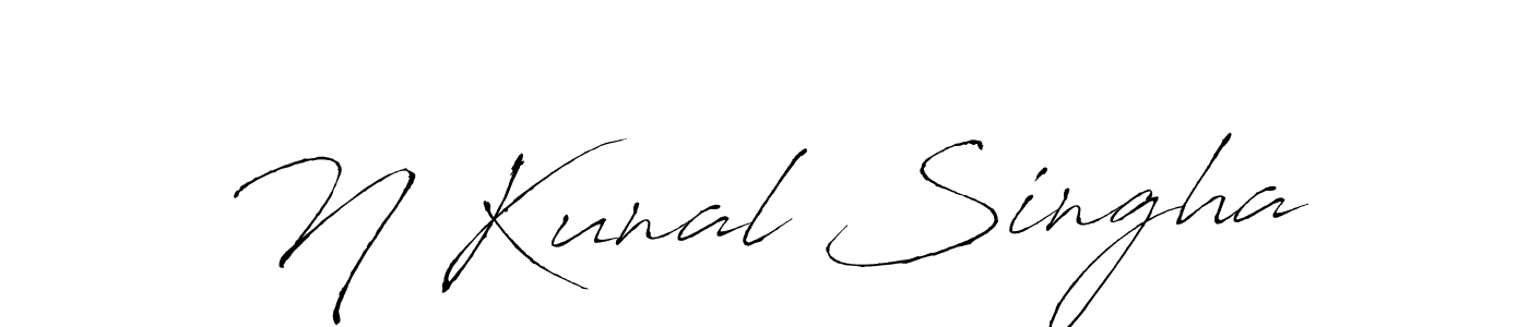 You can use this online signature creator to create a handwritten signature for the name N Kunal Singha. This is the best online autograph maker. N Kunal Singha signature style 6 images and pictures png