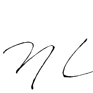 How to make N L signature? Antro_Vectra is a professional autograph style. Create handwritten signature for N L name. N L signature style 6 images and pictures png