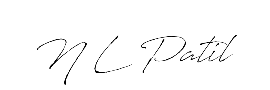 Design your own signature with our free online signature maker. With this signature software, you can create a handwritten (Antro_Vectra) signature for name N L Patil. N L Patil signature style 6 images and pictures png