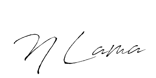 Also You can easily find your signature by using the search form. We will create N Lama name handwritten signature images for you free of cost using Antro_Vectra sign style. N Lama signature style 6 images and pictures png