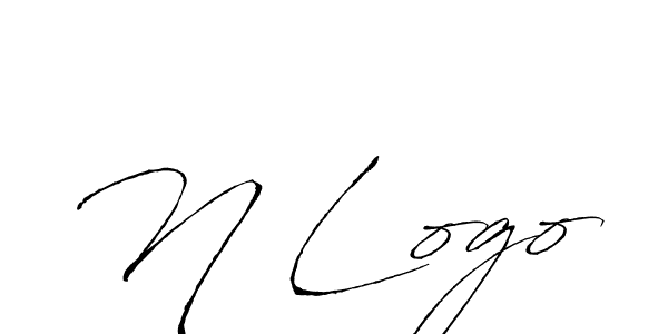 Create a beautiful signature design for name N Logo. With this signature (Antro_Vectra) fonts, you can make a handwritten signature for free. N Logo signature style 6 images and pictures png