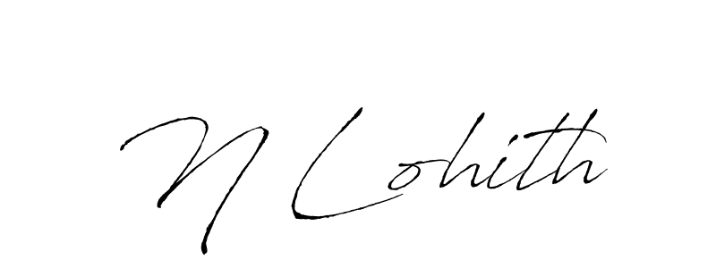Also You can easily find your signature by using the search form. We will create N Lohith name handwritten signature images for you free of cost using Antro_Vectra sign style. N Lohith signature style 6 images and pictures png