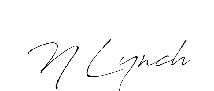 You should practise on your own different ways (Antro_Vectra) to write your name (N Lynch) in signature. don't let someone else do it for you. N Lynch signature style 6 images and pictures png