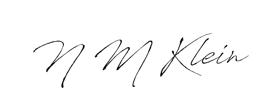 Use a signature maker to create a handwritten signature online. With this signature software, you can design (Antro_Vectra) your own signature for name N M Klein. N M Klein signature style 6 images and pictures png