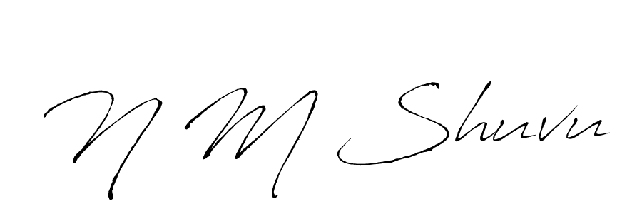 Here are the top 10 professional signature styles for the name N M Shuvu. These are the best autograph styles you can use for your name. N M Shuvu signature style 6 images and pictures png