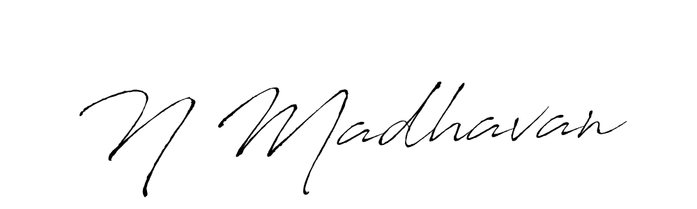 Once you've used our free online signature maker to create your best signature Antro_Vectra style, it's time to enjoy all of the benefits that N Madhavan name signing documents. N Madhavan signature style 6 images and pictures png