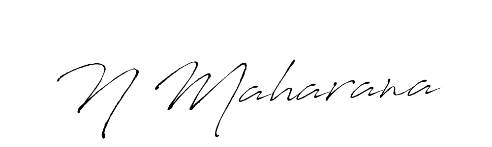 Antro_Vectra is a professional signature style that is perfect for those who want to add a touch of class to their signature. It is also a great choice for those who want to make their signature more unique. Get N Maharana name to fancy signature for free. N Maharana signature style 6 images and pictures png