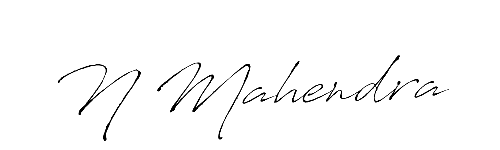 Make a beautiful signature design for name N Mahendra. Use this online signature maker to create a handwritten signature for free. N Mahendra signature style 6 images and pictures png