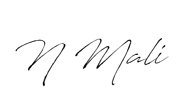 It looks lik you need a new signature style for name N Mali. Design unique handwritten (Antro_Vectra) signature with our free signature maker in just a few clicks. N Mali signature style 6 images and pictures png