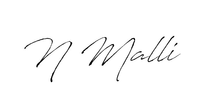 Once you've used our free online signature maker to create your best signature Antro_Vectra style, it's time to enjoy all of the benefits that N Malli name signing documents. N Malli signature style 6 images and pictures png